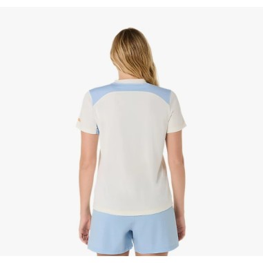 T-Shirt ASICS Femme PADEL COURT SS TOP Blanc /...