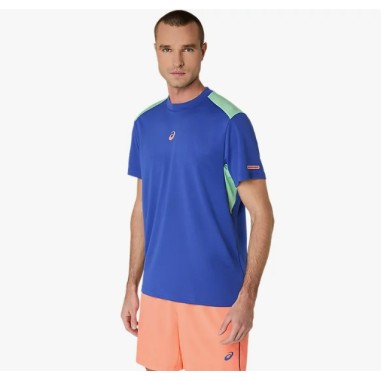 T-Shirts ASICS Homme PADEL COURT SS TOP Bleu /...