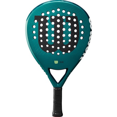 Raquette Padel WILSON BLADE V3 Vert / Noir (365 g) 2024