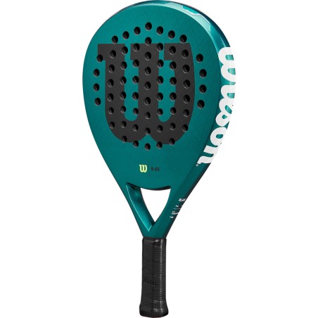 Raquette Padel WILSON BLADE V3 Vert / Noir (365 g) 2024