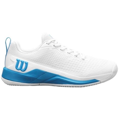 Chaussures WILSON Homme RUSH PRO 4.5 Toutes Surfaces Blanc / Bleu PE 2025