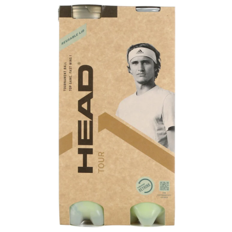 Bipack de 4 balles HEAD ATP TOUR XT