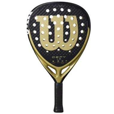 Raquette Padel WILSON DEFY LS V1 Noir / Doré...