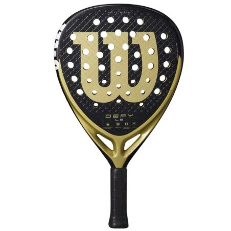 Raquette Padel WILSON DEFY LS V1 Noir / Doré (355g) 2025