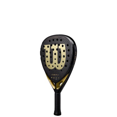 Raquette Padel WILSON DEFY V1 Noir / Doré (365...