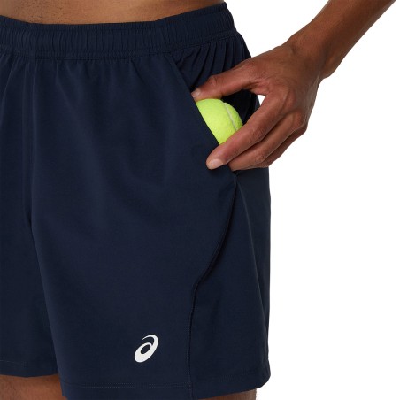 Short Tennis ASICS Homme COURT 7IN SHORT Marine PE 2025