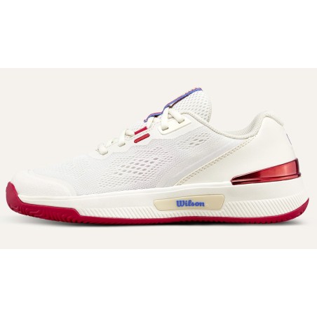 Chaussures WILSON Femme INTRIGUE PRO USO  Blanc / Rouge PE 2025