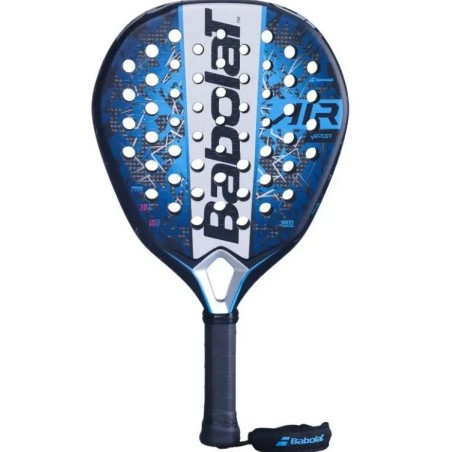 Raquette Padel BABOLAT AIR VERON Bleu / Noir / Gris / Rose (355 g) 2025