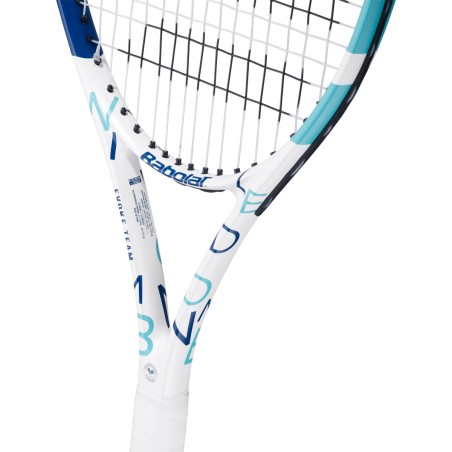 Raquette BABOLAT EVOKE TEAM WIMBLEDON (270g) Blanc / Bleu AH 2024