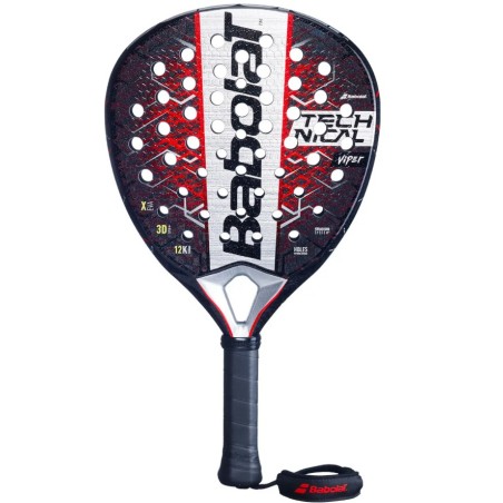 Raquette Padel BABOLAT TECHNICAL VIPER Rouge / Noir / Gris (365 g) 2025