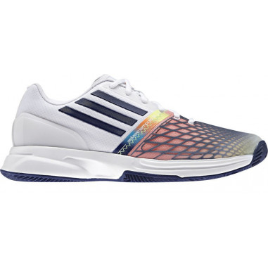 Chaussure ADIDAS Femme CC adizero tempaia III Clay RG Blanc / Bleu / Orange