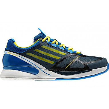 Chaussures ADIDAS Homme adizero Feather II Bleu / Jaune 2013