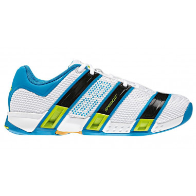 Chaussures ADIDAS Stabil Optift Blanche / Noir / Bleue 2011