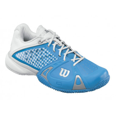 Chaussure WILSON Femme Rush Pro CC W Bleu / Blanc