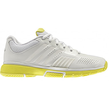 Chaussure ADIDAS Femme adipower Barricade W Blanc Jaune Fluo