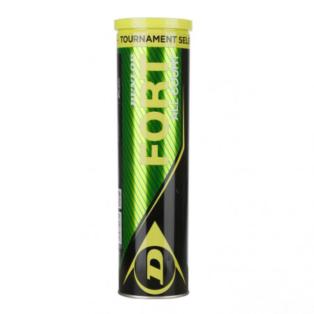 Tube de 4 balles DUNLOP Fort All Court Tournament Select 2015