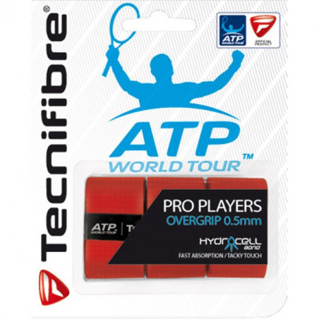 Surgrip TECNIFIBRE Pro Players Overgrip Rouge x3