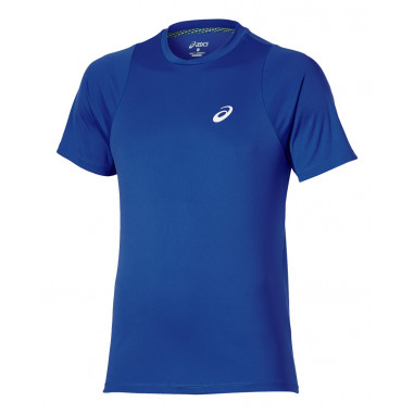 T-Shirt ASICS Homme Club SS Top Bleu PE 16