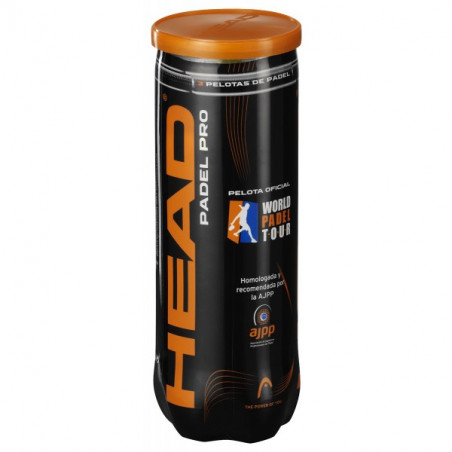 Tube de 3 balles Padel HEAD Pro