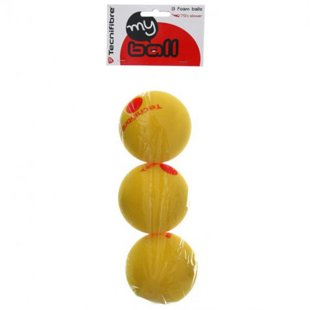 Sachet de 3 balles Mousses TECNIFIBRE My New Ball