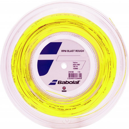 Bobine BABOLAT RPM Blast Rough Jaune Fluo 1.30mm (200m)