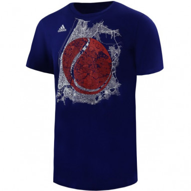 T-Shirt ADIDAS Homme US Open Series Graphic Bleu AH 2017