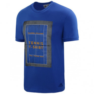 T-Shirt ADIDAS Homme PHARRELL WILLIAM Bleu AH 2017