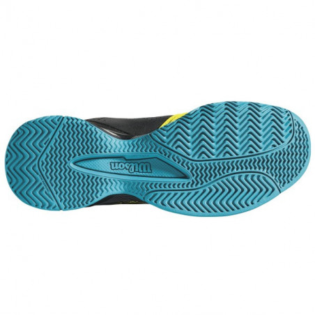 Chaussures WILSON Junior Kaos Comp Jaune / Noir / Bleu AH 2017
