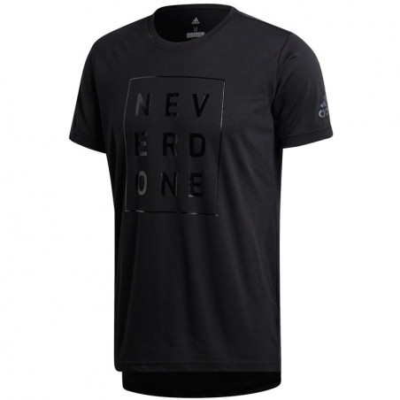 T-Shirt ADIDAS Homme NEVER DONE Noir PE 2018