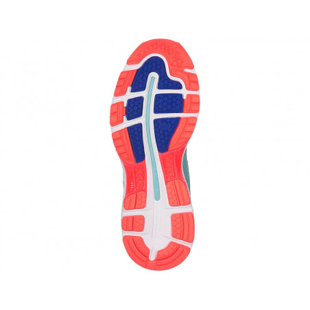 Chaussures Running ASICS Femmes GEL-NIMBUS 20 Bleu / Blanc / Porcelaine PE 2018
