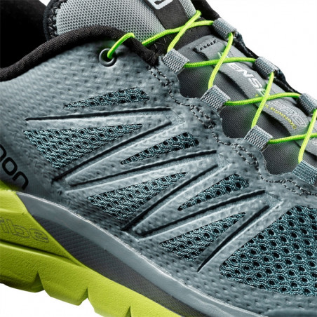 Chaussures Running SALOMON Homme Sense Pro Max Gris / Jaune  PE 2018