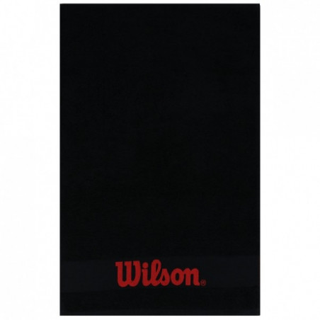 Serviette WILSON Court Noire / Rouge