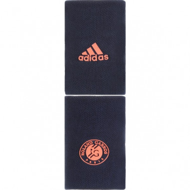 Poignet Eponge ADIDAS Roland Garros Marine / Corail PE 2018