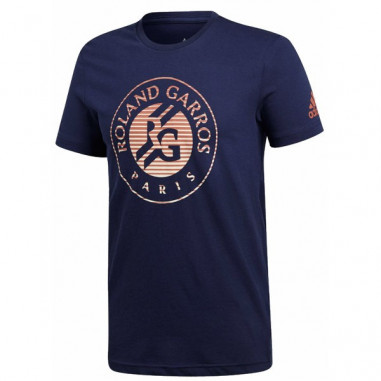 T-Shirt ADIDAS Homme RG Roland Garros Bleu PE 2018