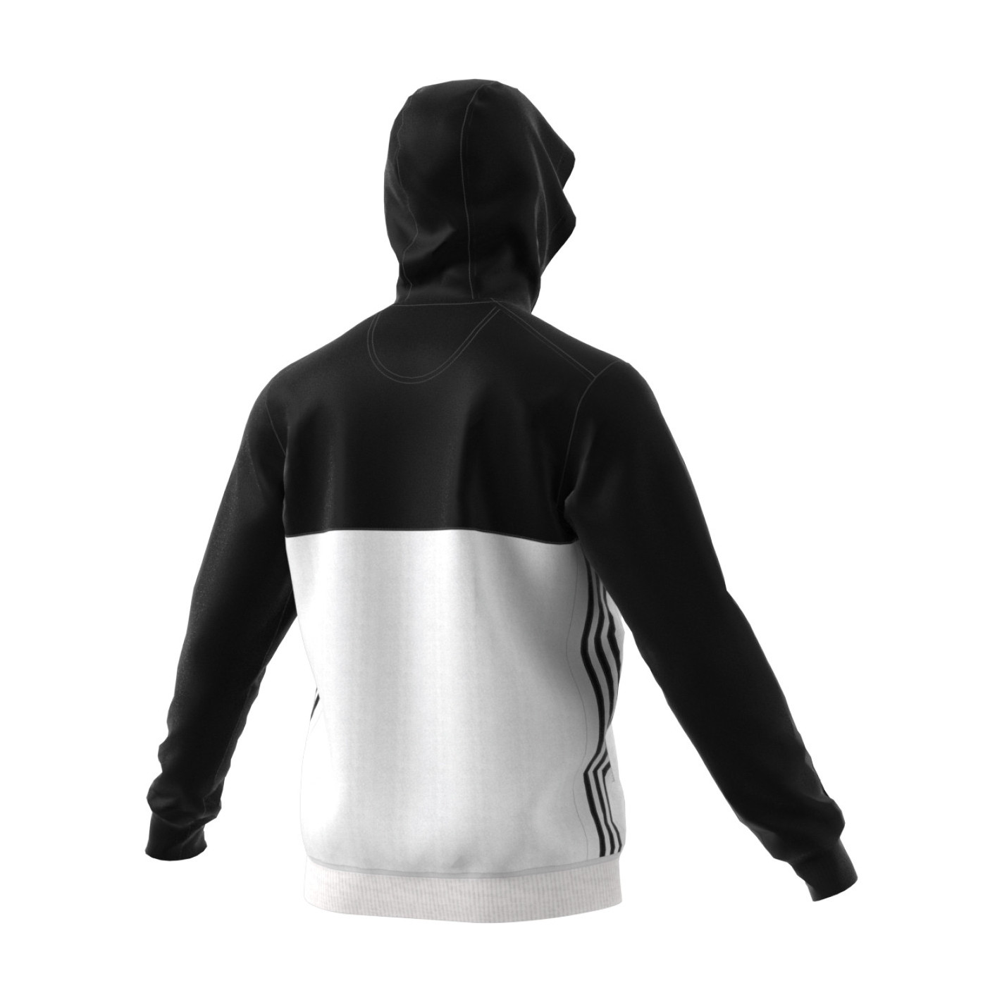 Veste a capuche ADIDAS Homme T16 Hoody M Noir Blanc AH 2018