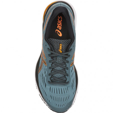 Chaussures Running ASICS Homme GEL-CUMULUS 20 Bleu-Gris / Orange AH 2018