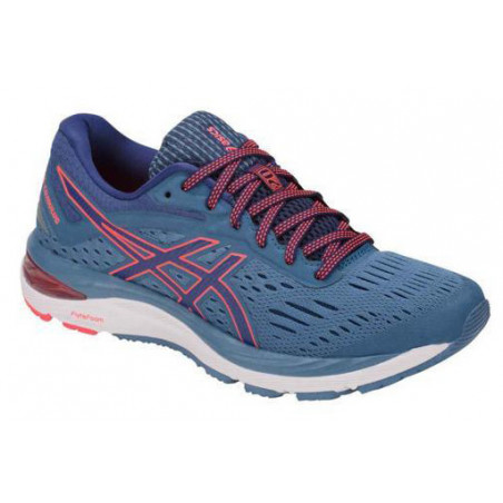 Chaussures Running ASICS Femme GEL-CUMULUS 20 Bleu Azur / Rose AH 2018