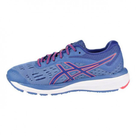 Chaussures Running ASICS Femme GEL-CUMULUS 20 Bleu Azur / Rose AH 2018