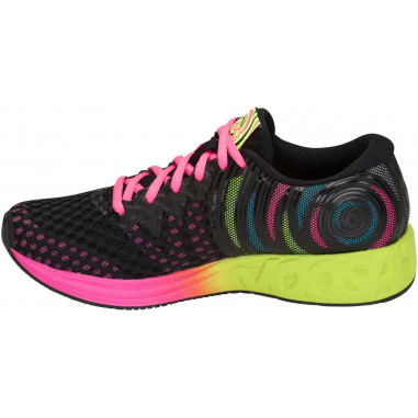 Chaussures Running ASICS Femme GEL NOOSA FF Noir Rose Fluo AH 2018