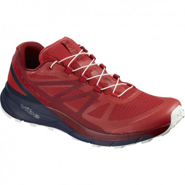 Chaussures Running SALOMON Homme Sense Ride Rouge / Noire AH 2018
