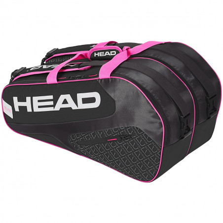 Thermo-Bag PADEL HEAD Elite Supercombi Noir / Rose 2018