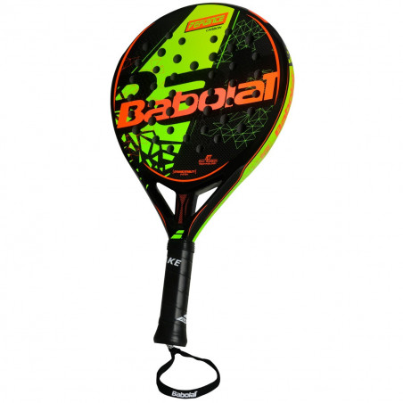 Raquette Padel BABOLAT Defiance Carbon Noir / Jaune 2018
