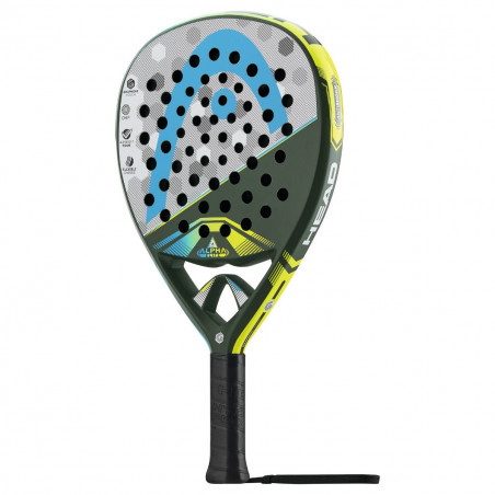 Raquette Padel HEAD Graphene Touch Alpha Elite with CB Bleu/Gris/Jaune 2018