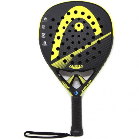 Raquette Padel HEAD GrapheneXT Alpha Tour withou CB Noir / Jaune 2018