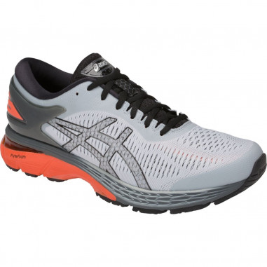 Chaussures Running ASICS Homme GEL-KAYANO 25 Grise / Orange AH 2018