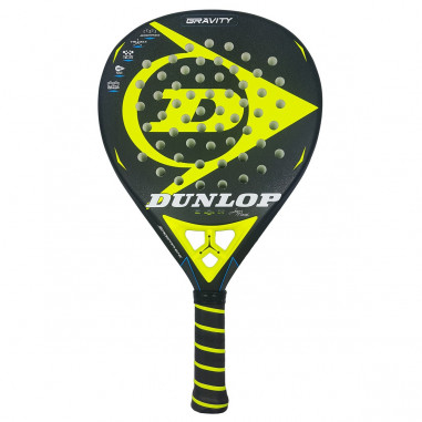 Raquette Padel DUNLOP GRAVITY Noir / Jaune (365 g) 2019