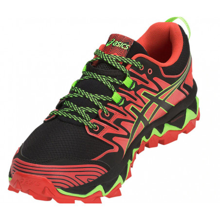 Chaussures Running ASICS Homme GEL FUJITRABUCO7 Rouge Gris