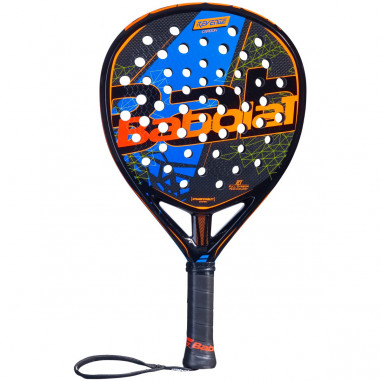 Raquette Padel BABOLAT Revenge Carbon Noir / Bleu / Orange (365 g)