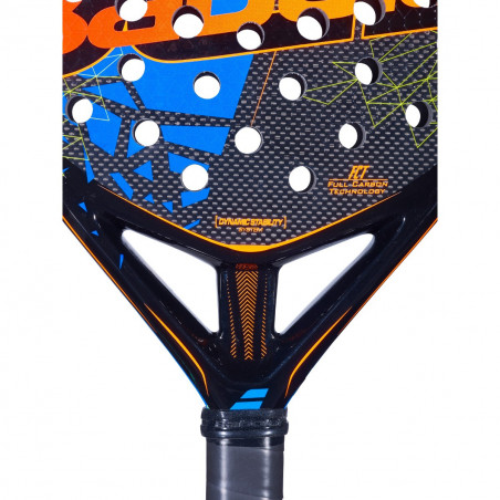 Raquette Padel BABOLAT Revenge Carbon Noir / Bleu / Orange (365 g)