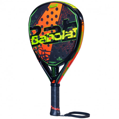 Raquette Padel BABOLAT Viper Carbon Noir / Orange (370 g) 2019